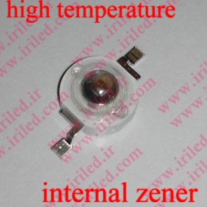 پاور ال ای دی قرمز -620-630 نانومتر - 1 وات-دارای زنر داخلی-قابلیت لحیم با دستگاه و هویه دستی