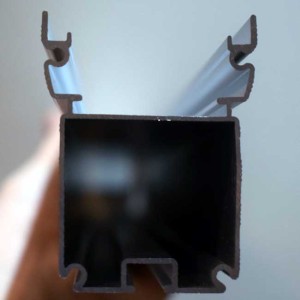 فریم وال واشر 25  سانتیمتری آلومینیومی آبکاری شده-مدل یک ردیفه-کد02