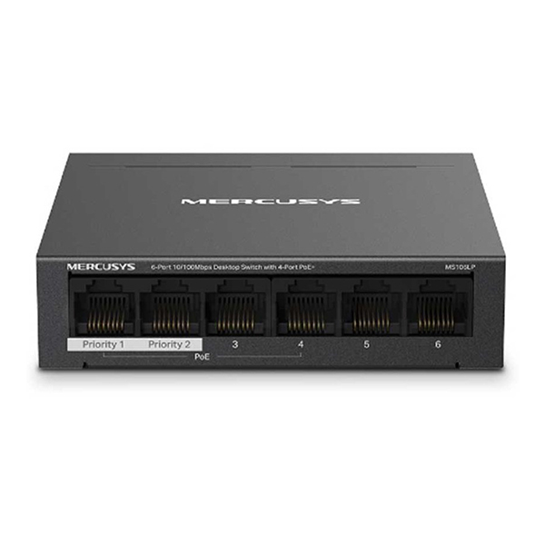 سوییچ 6 پورت  PoE مرکوسیس MS106LP
