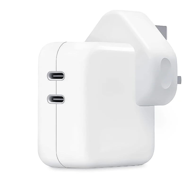 شارژر دیواری اپل مدل Dual USB-C توان 35 وات سه پین