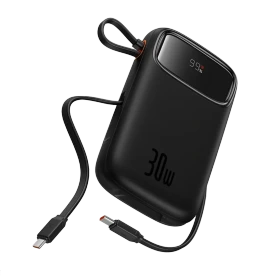 پاوربانک 30 وات بیسوس  QPow2 10 هزار وات P10055008113 مشکی