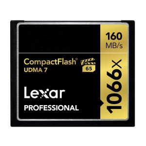 کارت حافظه‌ CF لکسار سرعت 160Mb/s ظرفیت 64 گیگابایت