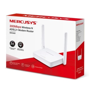 مودم روتر ADSL2 بی‌ سیم مرکوسیس مدل MW-300D