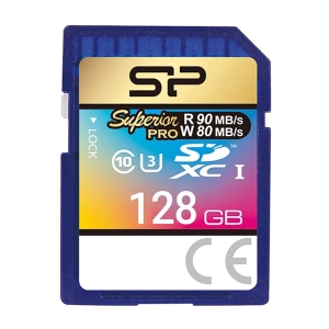 کارت حافظه‌ SDXC Superior Pro U3 سیلیکون پاور 128GB