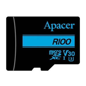 کارت حافظه‌ Micro SDHC اپیسر C10 U3 V30 سرعت 100Mb/s ظرفیت 64 گیگابایت با آداپتور