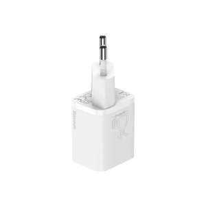 شارژر دیواری فست شارژ باسئوس Baseus Super Si 1C 25W CCCJG25CE TZCCSUP-L02 EU توان 25 وات همراه کابل