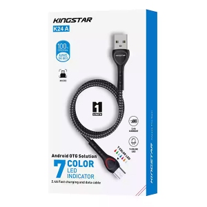 کابل micro USB کینگ استار مدل K24a