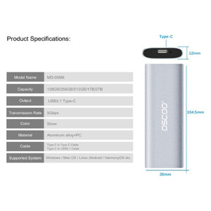 اس اس دی اکسترنال اوسکو MD-005M 1TB