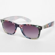 قیمت عینک آفتابی ویفری طرح دار ASOS Wayfarer with Floral Print