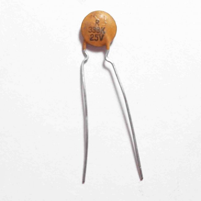 خازن سرامیکی 33nF 25V ±10% (بسته 10 عددی)