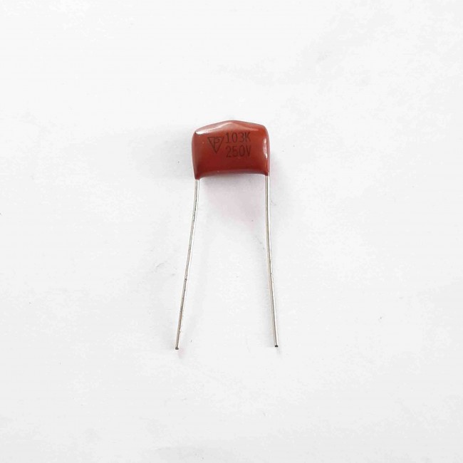 خازن پلی استر 10nF 250V ±10% (بسته 10 عددی)
