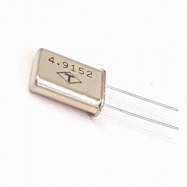 کریستال 4.9152MHZ پایه دار، بسته بندی HC-49U