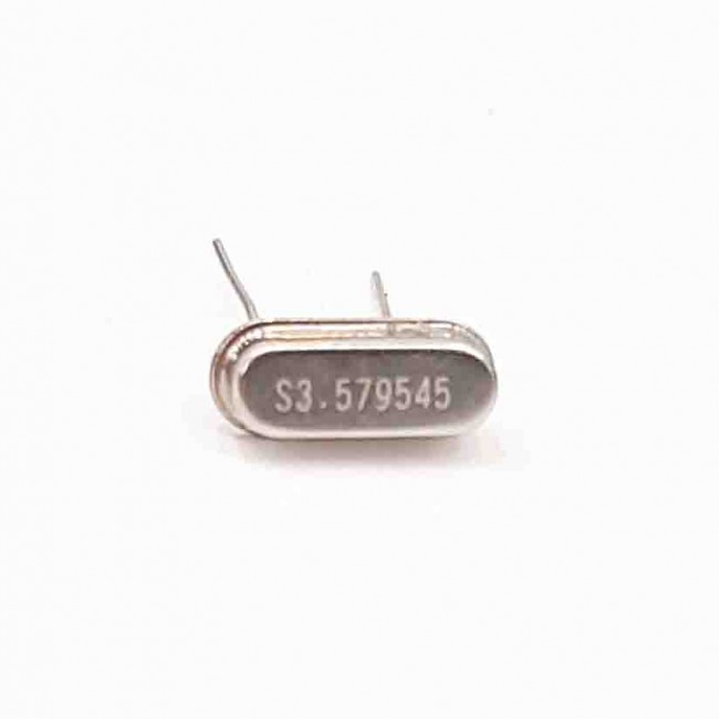کریستال 3.579545MHZ پایه دار، بسته بندی HC-49U