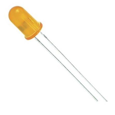 LED نارنجی 5 میلیمتر مات (بسته 10 عددی)