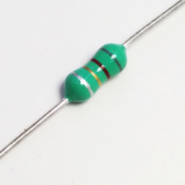 سلف مقاومتی 8.2uH 1/2W (بسته 10 عددی)