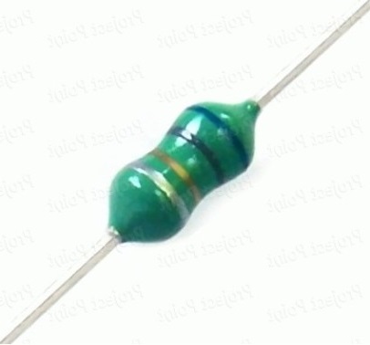 سلف مقاومتی 6.8uH 1/4W (بسته 10 عددی)