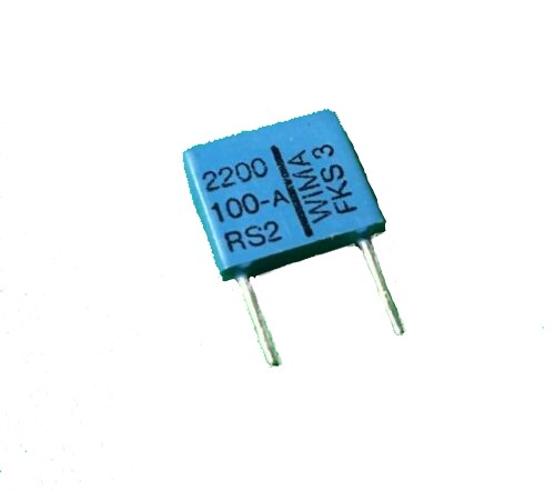 خازن ام کا تی MKT WIMA FKS 2.2nF 100V