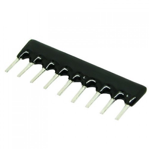 مقاومت آرایه ای 470 اهم 9 پایه -  ARRAY 470 OHM 9PIN