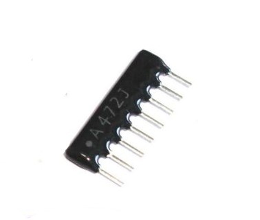 مقاومت آرایه ای 4.7 کیلو اهم 8 پایه - ARRAY 4.7K 8PIN