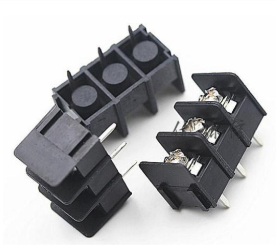 ترمینال KF7.62 رو پنلی 3 پایه پین کنار مشکی، KF7.62 Terminal 3 Pin ‌‌