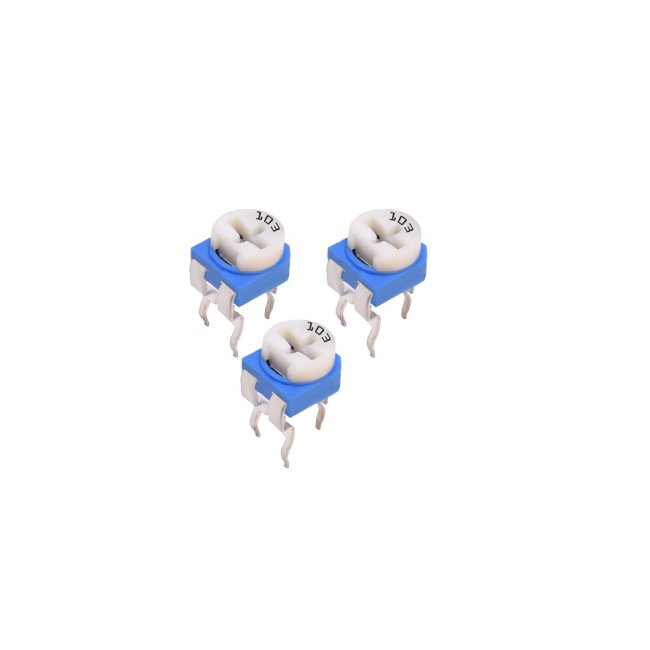 پتانسیومتر 10 کیلو اهم Pot 10K Ohm ( بسته بندی 10 عددی)