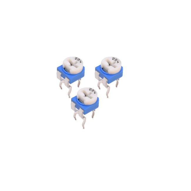 پتانسیومتر 220 کیلو اهم Pot 220K Ohm ( بسته بندی 10 عددی)