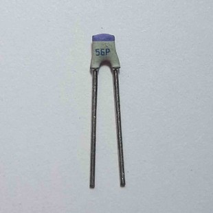 خازن سرامیکی 56pF 50V NPO ±5%  (بسته 10 عددی)