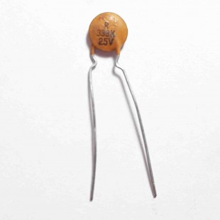 خازن سرامیکی 33nF 25V ±10% (بسته 10 عددی)
