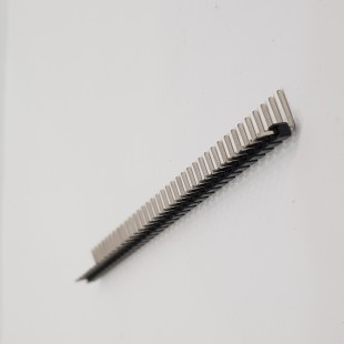 پین هدر 2x40 نری رایت 2.54 میلیمتر. Pin header 2x40 male Right angle 2.54mm Pitch