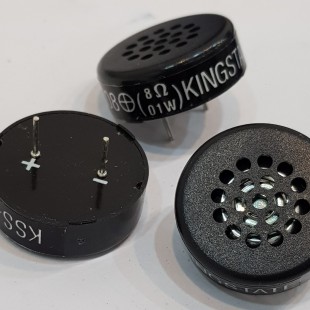 بلندگوی 8 اهم 0.1 وات 23 میلیمتر با شدت صوت بالا، High SPL Speaker 8 ohm 0.1 watt 23mm