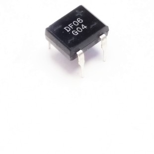 پل دیود مربعی 600 ولت 1 آمپر، DF06 600V 1A Briectifier