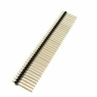پین هدرپایه بلند 2x40 نری صاف 2.54 میلیمتر. Pin header 2x40 male Straight 2.54mm Pitch long