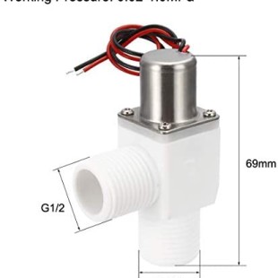 شیر برقی پالسی 3.6 ولت ( سلونوئید ولو -solenoid valve 3.6v )