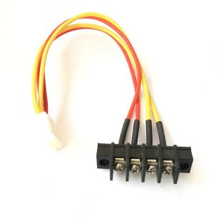 ترمینال KF25CM رو پنلی 4 پایه جا پیچ دار به همراه سیم و کانکتور ، KF35CM Terminal 4 Pin ‌‌