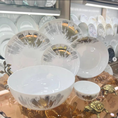 سرویس آرکوپال 6 نفره گلدن اپال طرح بوگاتی