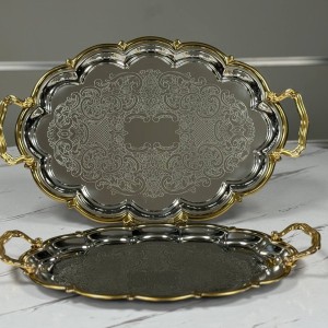 سینی استیل 2 سایز وارداتی