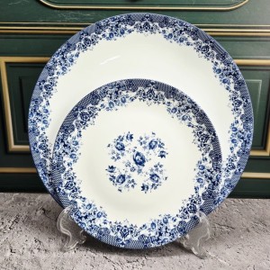 سرویس ۲۶پارچه ۶نفره غداخوری  طرح گرد نلین