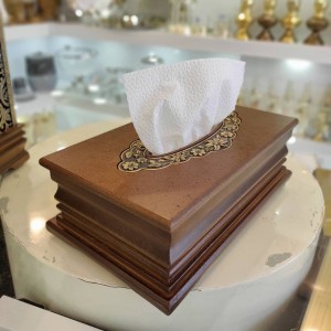 ست سطل و دستمال چوبی سلطنتی