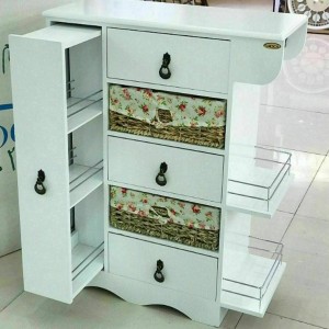 فایل سوپری جا بطری دار سه کشو دو سبد