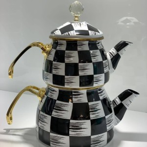 کتری قوری لعابی royal crown
