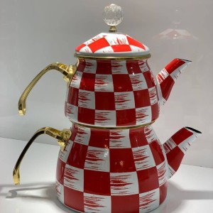 کتری قوری لعابی royal crown