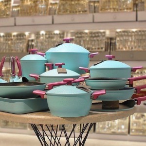 سرویس قابلمه گرانیتی 24 پارچه کاراجا