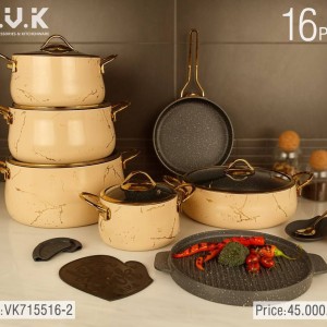 سرویس 16 پارچه گرانیتی BVK
