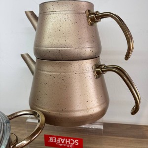 سرویس قابلمه و کتری قوری یازده پارچه مدل nwe range الماسی
