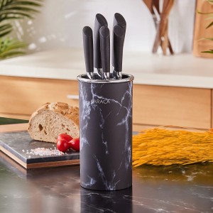 سرویس چاقو Black marble