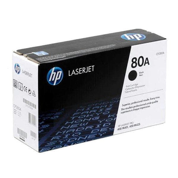 تصویر کارتریج لیزری اچ‌پی مدل 80A تونر مشکی 