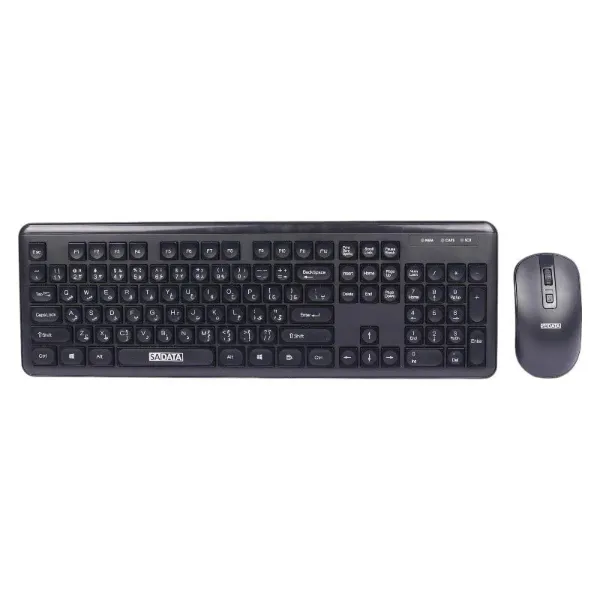 کیبورد و موس سادیتا مدل SKM-3403WL