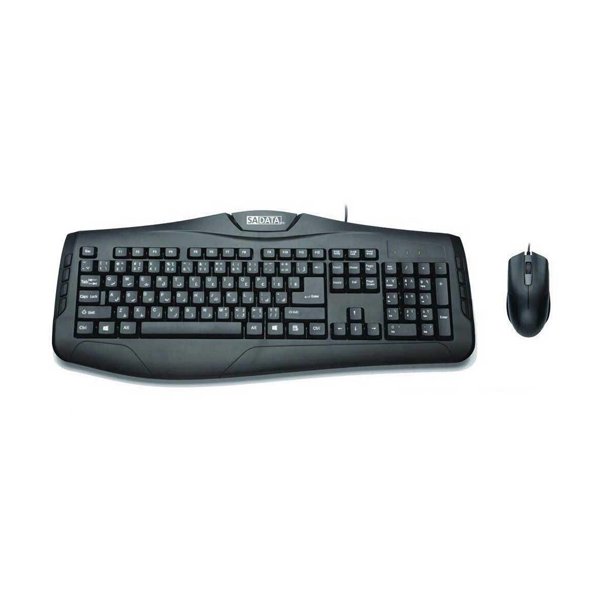 کیبورد و موس سادیتا مدل SKM-1655 با حروف فارسی