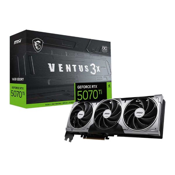 کارت گرافیک ام اس آی مدل RTX 5070 Ti OC Ventus 3X حافظه 16 گیگابایت