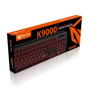 کیبورد گیمینگ میشن مدل  K9000 (جعبه کالا اسیب دیده، اما کالا نو و سالم میباشد)